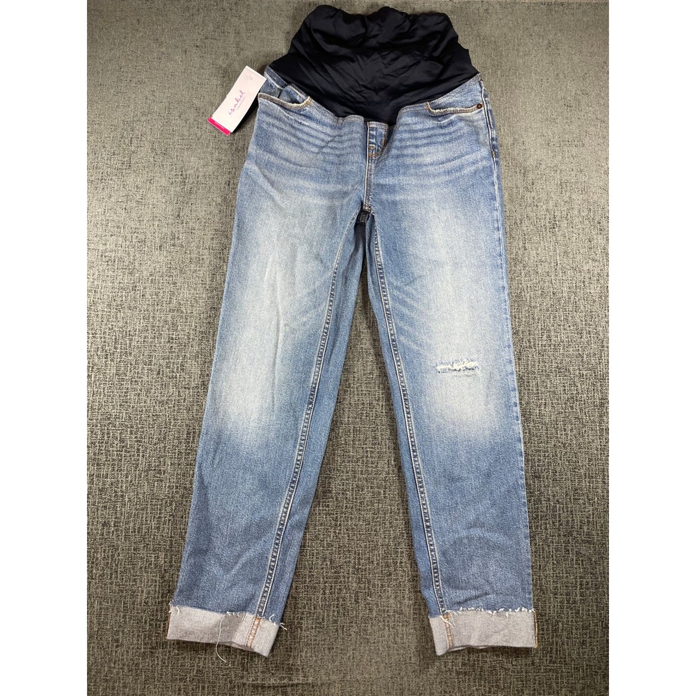 Isabel by Ingrid & Isabel Maternity 90s Straight Leg Jeans Medium Wash Size 2